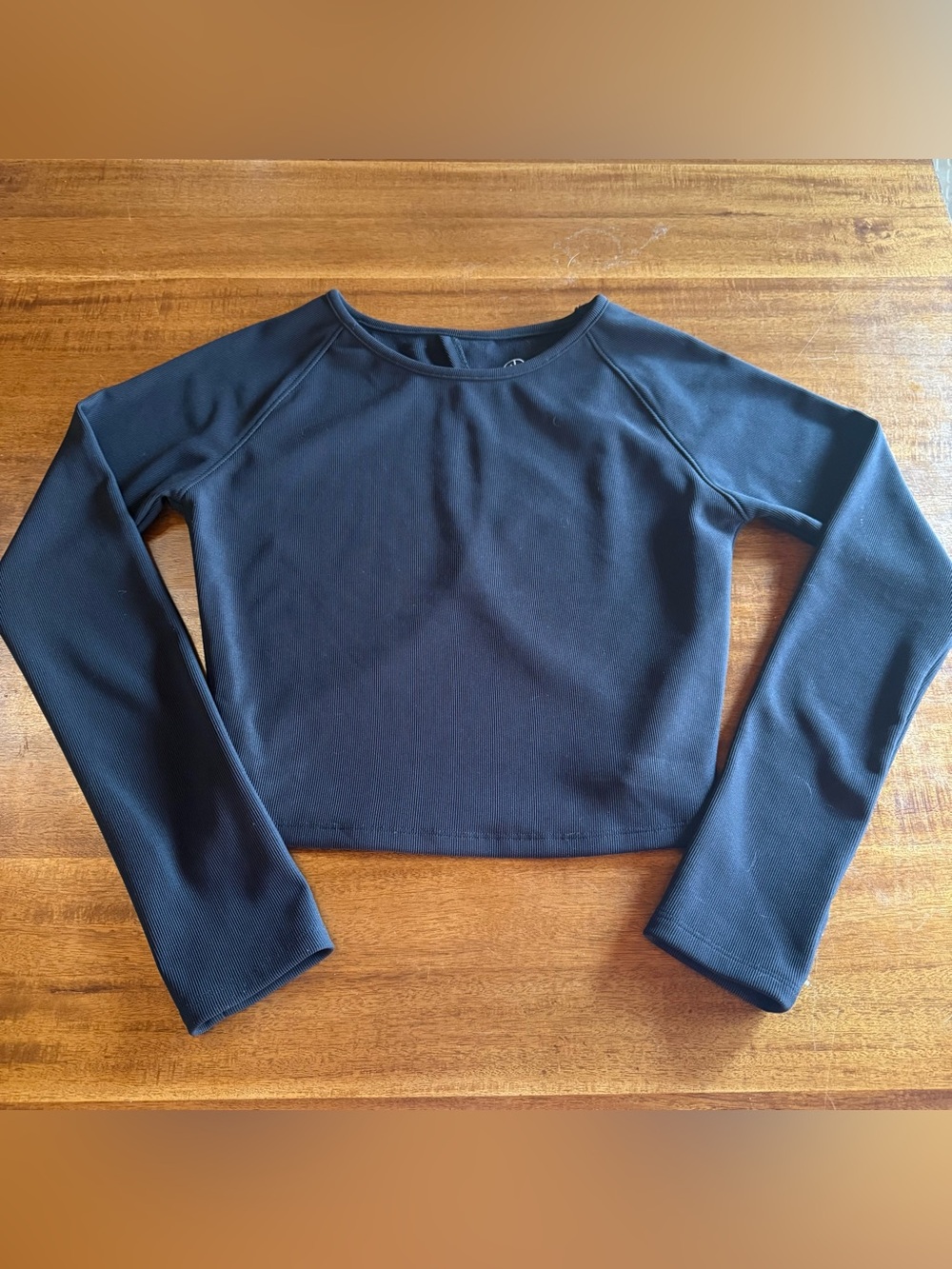 Move Theology Women’s Black Open Back Active Long Sleeve Top